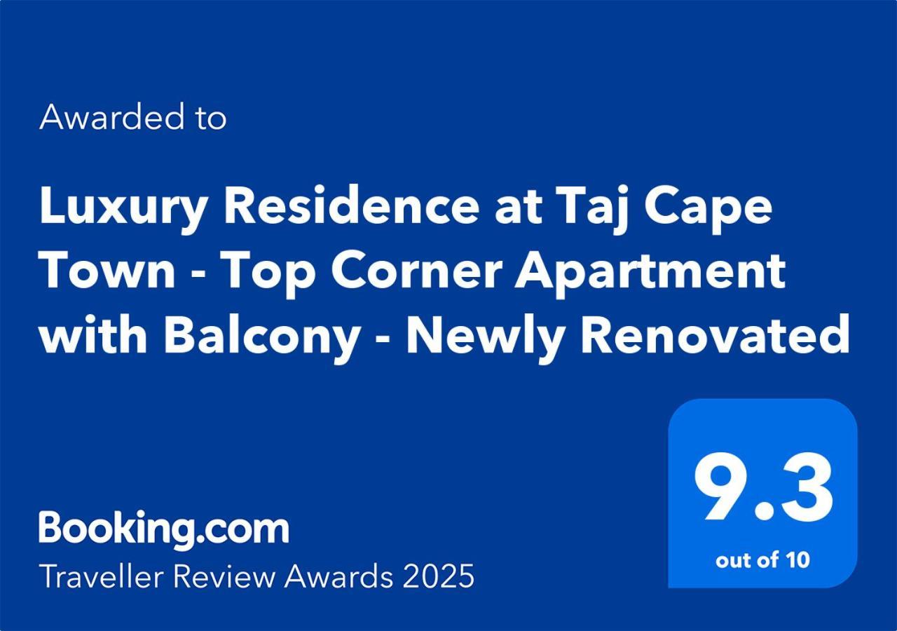 Luxury Residence At Taj Cape Town - Top Corner Apartment With Balcony - Newly Renovated Eksteriør bilde